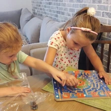 Очень Веселый лабиринт-головоломка, магнитная палочка, лабиринт, лабиринт с животными, Развивающие детские деревянные игрушки для родителей, семейные игры