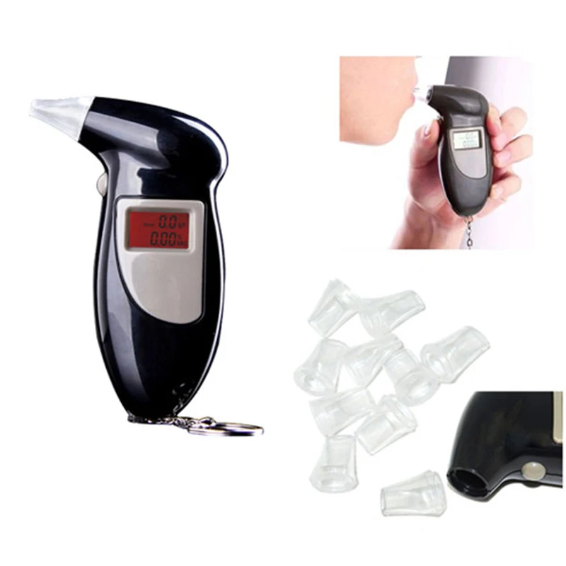 100pcs/bag s Digital Breath Alcohol Tester Breathalyzer mouthpiece air blast nozzle