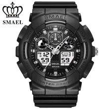 SMAEL Multi-function Electronic Mens Watch G Sport Military S Shock LED Digital Wrist Watches for Men Saat Erkekler Reloj Hombre