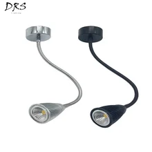 Светодиодный шланговый светильник супер светодиодный настенный светильник COB Потолочный Точечный светильник 3 Вт 5 Вт 7 Вт потолочное встраиваемое освещение внутреннее освещение AC85-265V