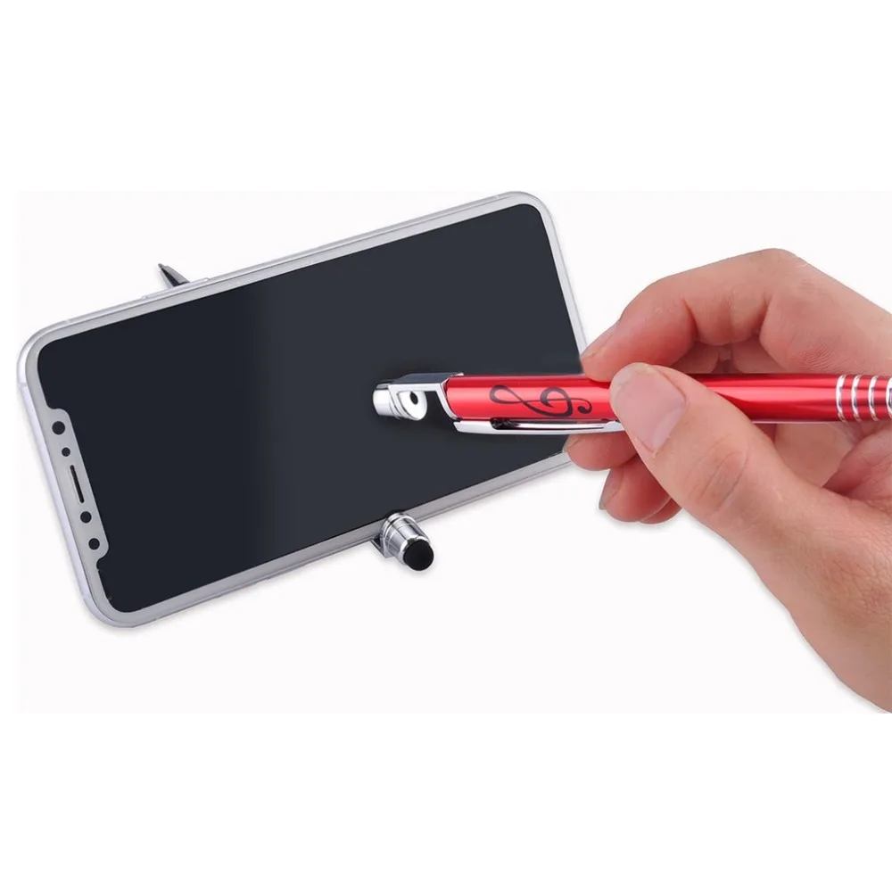 Многофункциональная двойная головка емкостный сенсорный экран ручка инструмент планшет мобильный телефон подставка держатель кронштейн стилус для смартфона ручка подарок