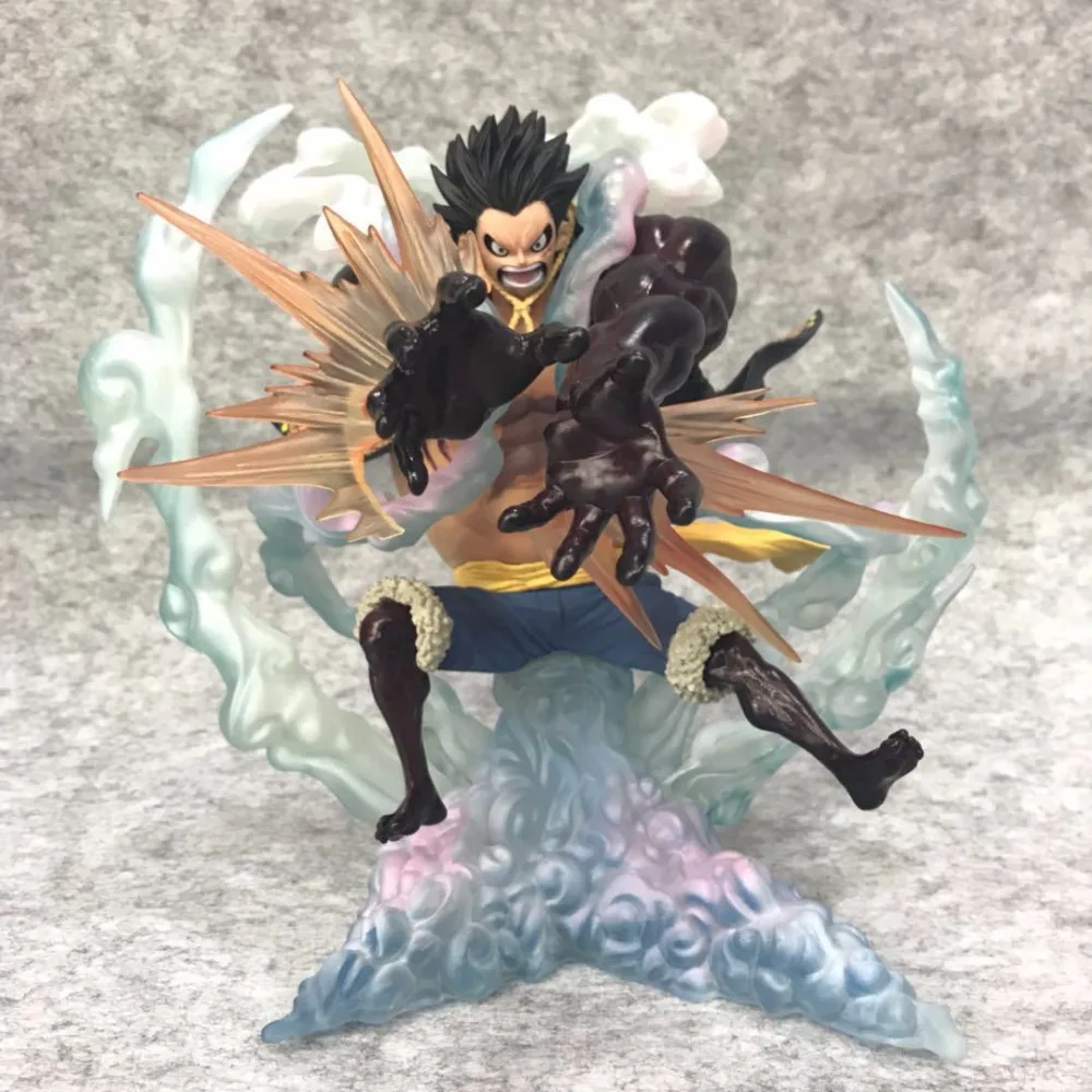 Аниме 18 см цельная Обезьяна D Luffy Gear 4 Leo Bazooka ver. ПВХ фигурка Коллекционная модель