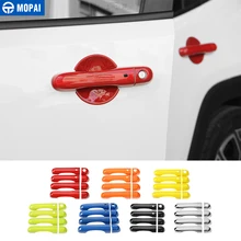 MOPAI ABS Auto Porta Maniglia Dello Sportello Laterale Della Copertura Trim Con Smart Blocco Decorazione Adesivi per Jeep Renegade 2015-2017 Esterno car Styling