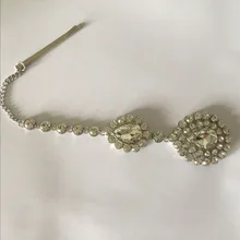 Красивые волосы matha patti ручной работы кундан Камень индийский головной убор Свадебная вечеринка