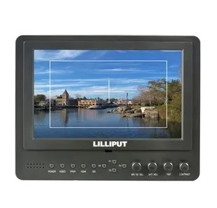 US $489.00 Lilliput 7 Inch 665S Field Monitor 3GSDI HDMI IN OUT Peaking Exposure HistogramHigh Resolution1024x600
