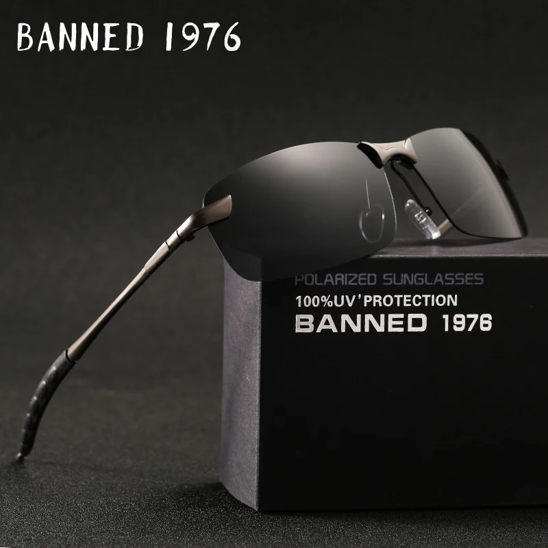 

classic fashion men's HD polarized Sunglasses uv400 protection brand sports driving oculos sun Glasses with original box