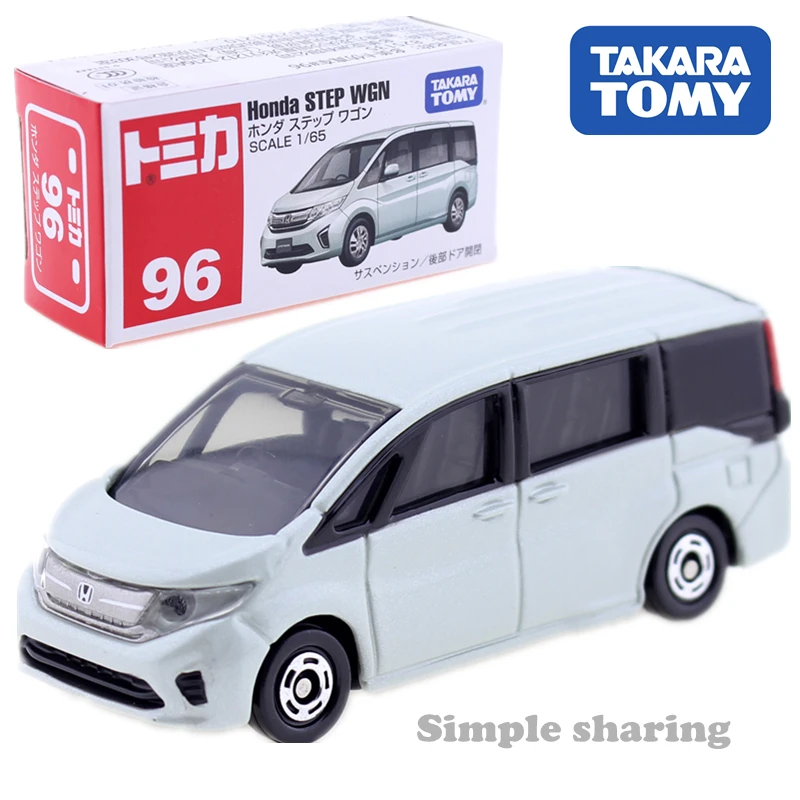 Томика нет. 96 Honda STEP WGN Stepwagon 1: 65 Япония Takara Tomy Авто двигатели автомобиля литье под