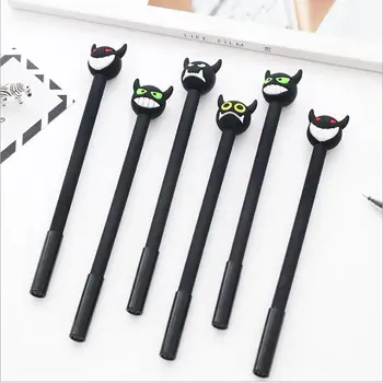 

[4Y4A] 10pcs/Lot Cartoon Cute Little Devil Neutral Gel Pen Cartoon Pen pencil