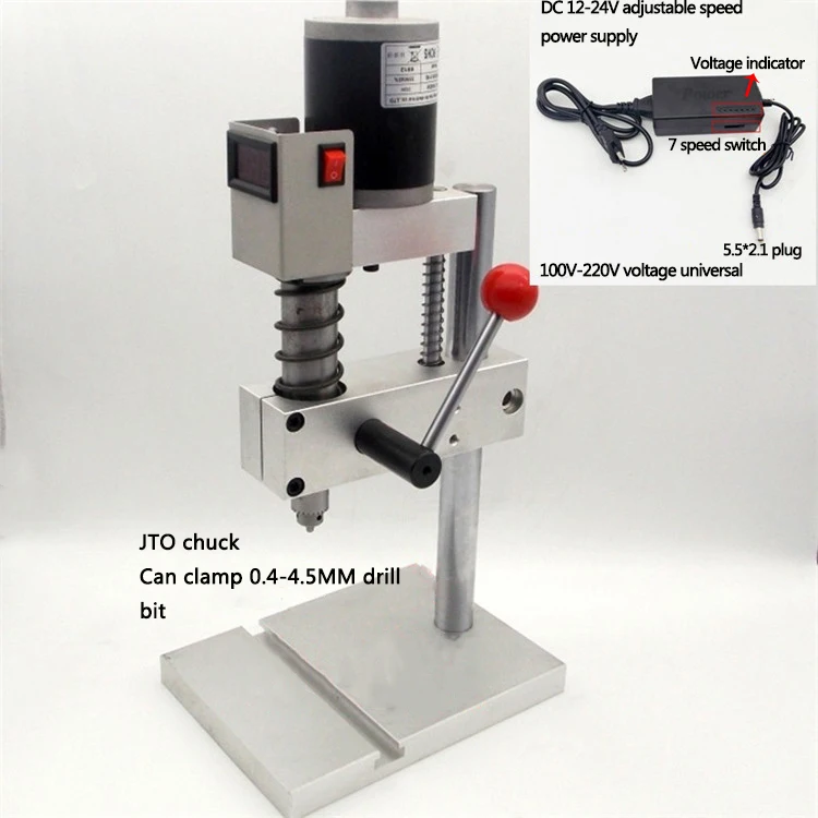 Микро скамья сверлильный станок фрезерный станок Мини Скамья дрель малая скамья дрель DIY малая скамья дрель прецизионное сверло