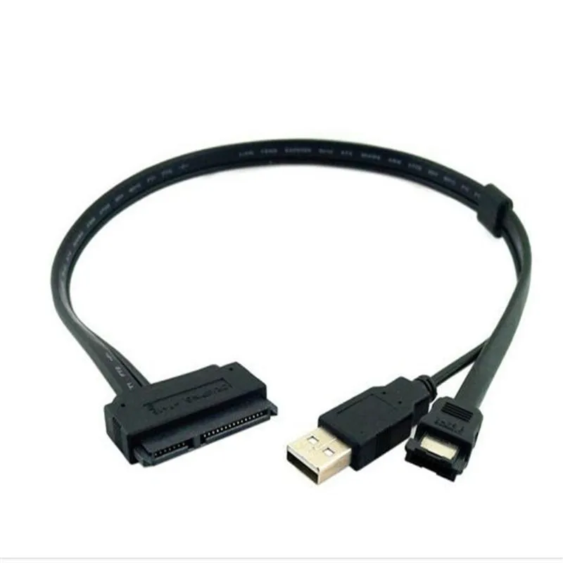 Лучшая цена отличное качество жесткий диск SATA 22Pin к eSATA кабель с питанием от USB адаптер#3,27