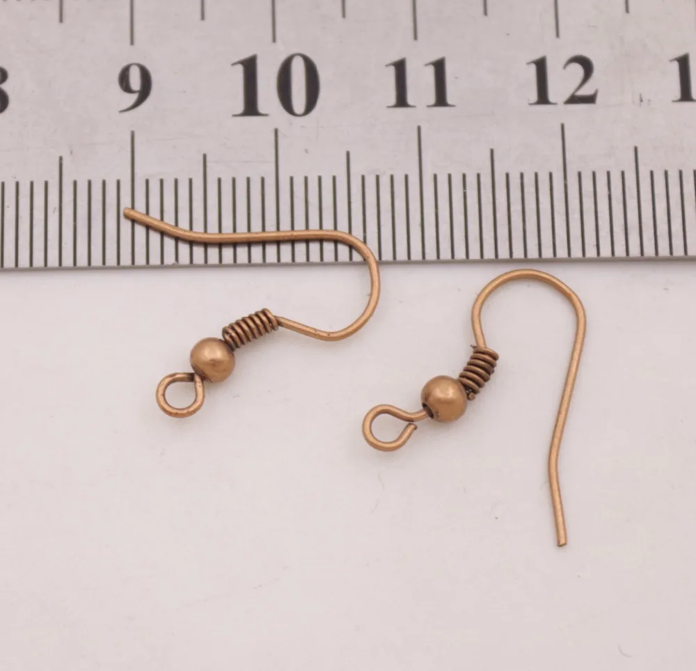 

100 PAIR 15mmX18mm Brass Metal Hook Earring Jewelry Design Findings DIY