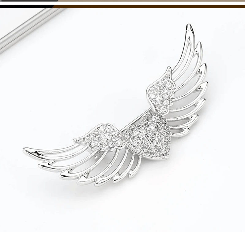 Broche Cœur Ailé
