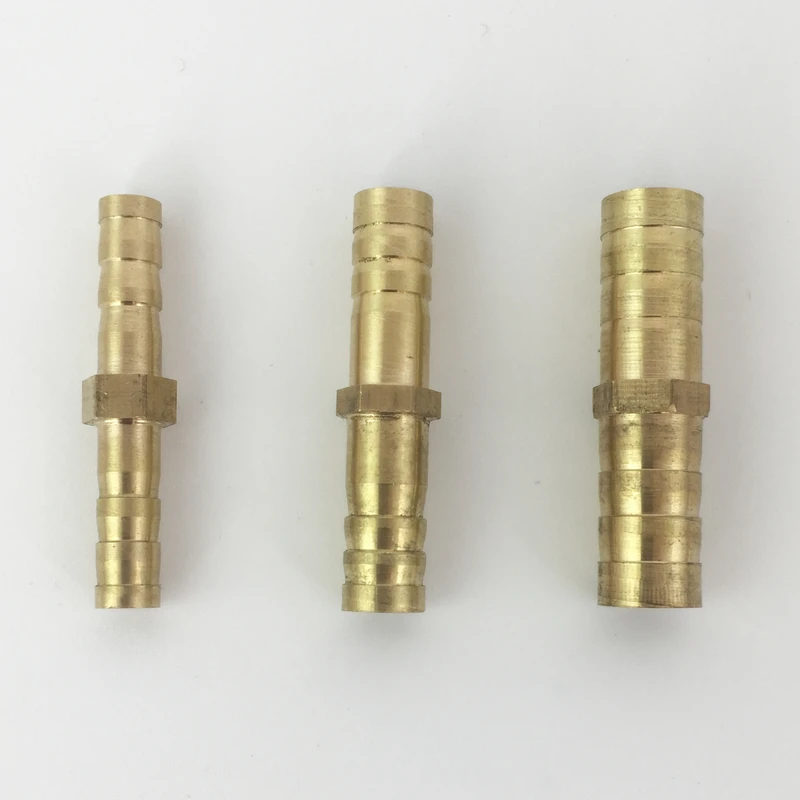 6mm Brass Barb Hose Fitting Straight Connector Coupler 10pcs
