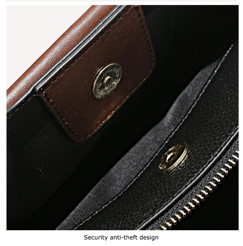 couro genuíno moda marrom feminino crossbody messenger
