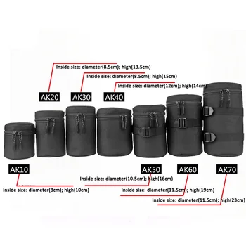 

Deluxe Case Waterproof Protector Lens Camera Bag for Sony a5100 a6000 Canon 1300d Nikon D7200 P900 D5300 DSLR Pouch