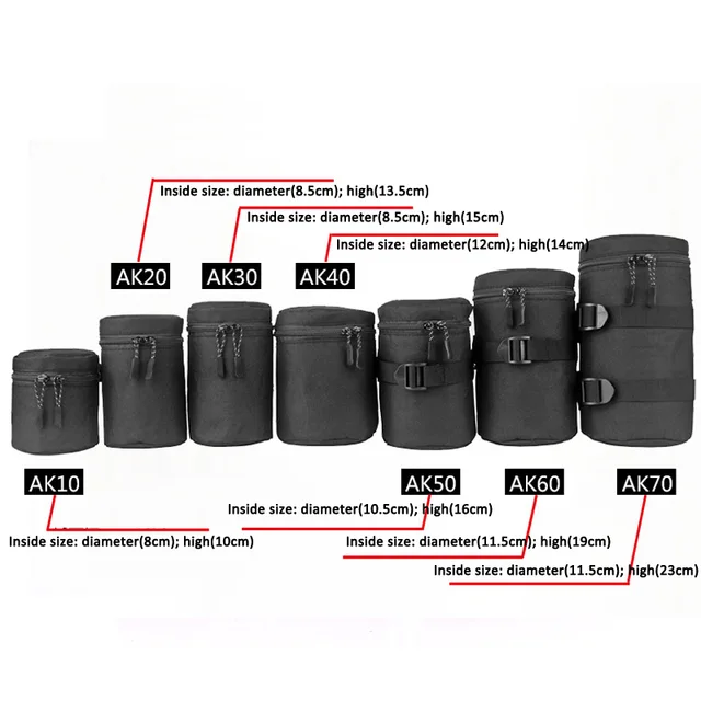 US $4.96 Deluxe Case Waterproof Protector Lens Camera Bag for Sony a5100 a6000 Canon 1300d for Nikon D7200 P