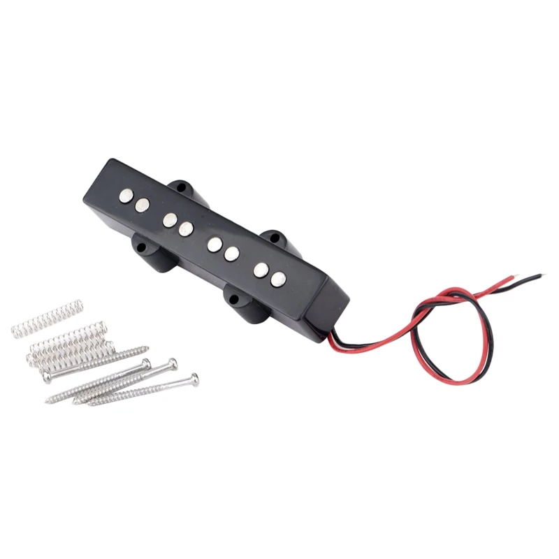 

Pro Electric Bass Open Type Noiseless Bridge Pickup For 4 String Jazz Bass Jb Style