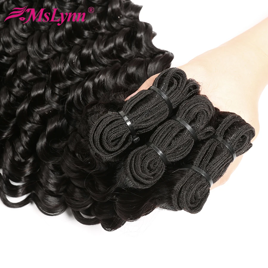 Deep Wave Bundles With Frontal Brazilian Hair Weave Bundles With Closure Remy Human Hair Bundles With Closure Mslynn Hair 4PCS Deep Wave Bundles With Frontal Brazilian Hair Weave Bundles With Closure Remy Human Hair Bundles With Closure Mslynn Hair 4PCS