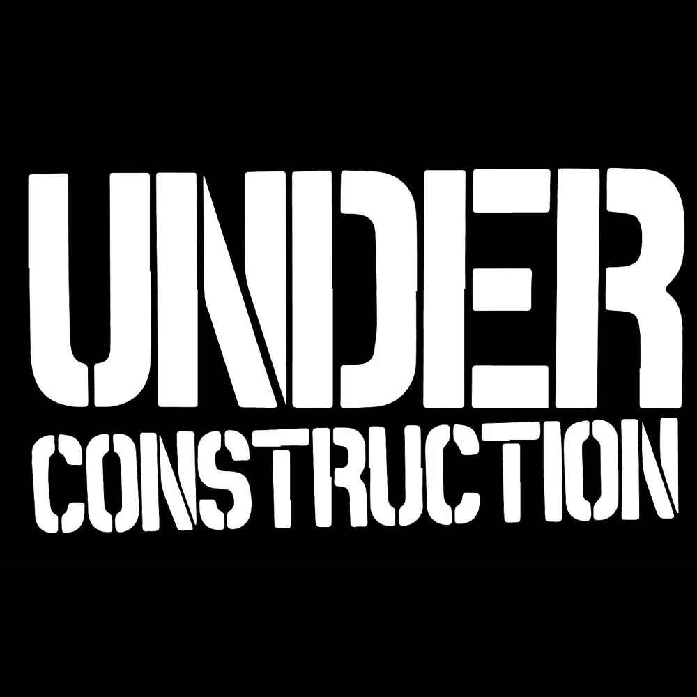 Turbo Decals Are Being Constructed, Vinyl Stickers, Jdm Window Decals, Decorative Personality