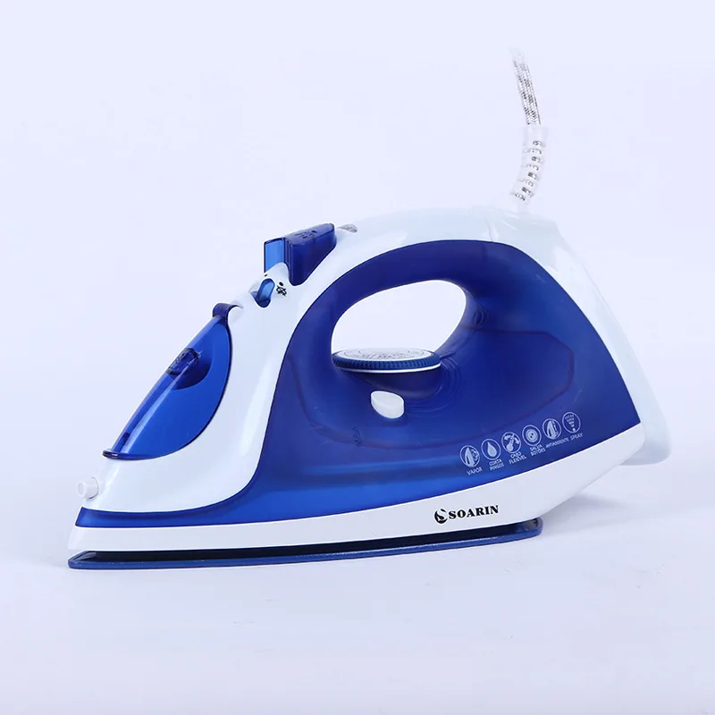 

Electric Steam Iron Ceramic Clothes Iron Adjustable Soldering Iron Steamer Mechanical Timer Control Irons Steam Ferro