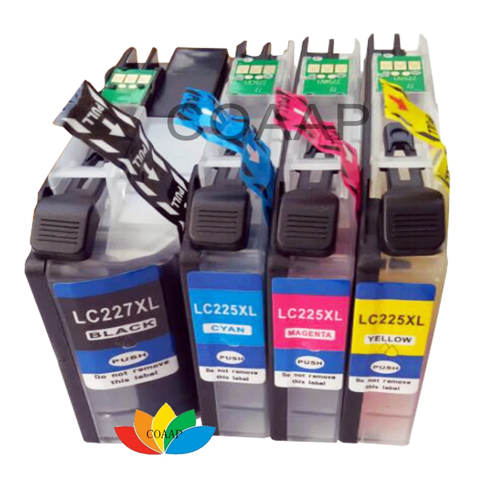 4x совместимый с Brother LC225 LC227 225XL 227XL чернильный картридж для DCP-J4120DW MFC-J4420DW MFC-J5320DW