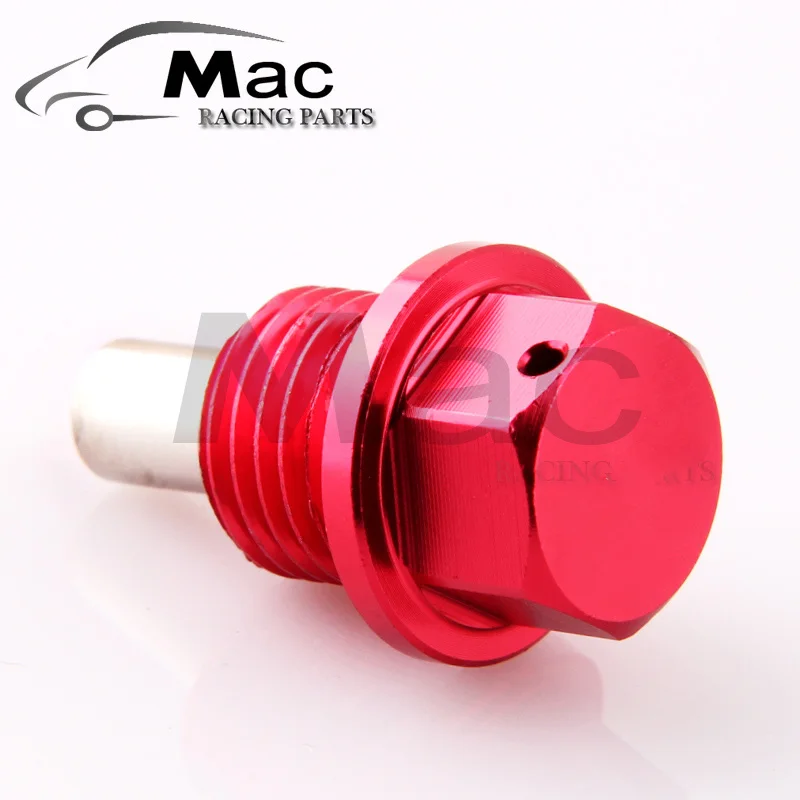 (10 pcs/lot )M14*1.5 High quality magnetic oil drain plug oil sump drain plug nut with washer oil pan screws with logo