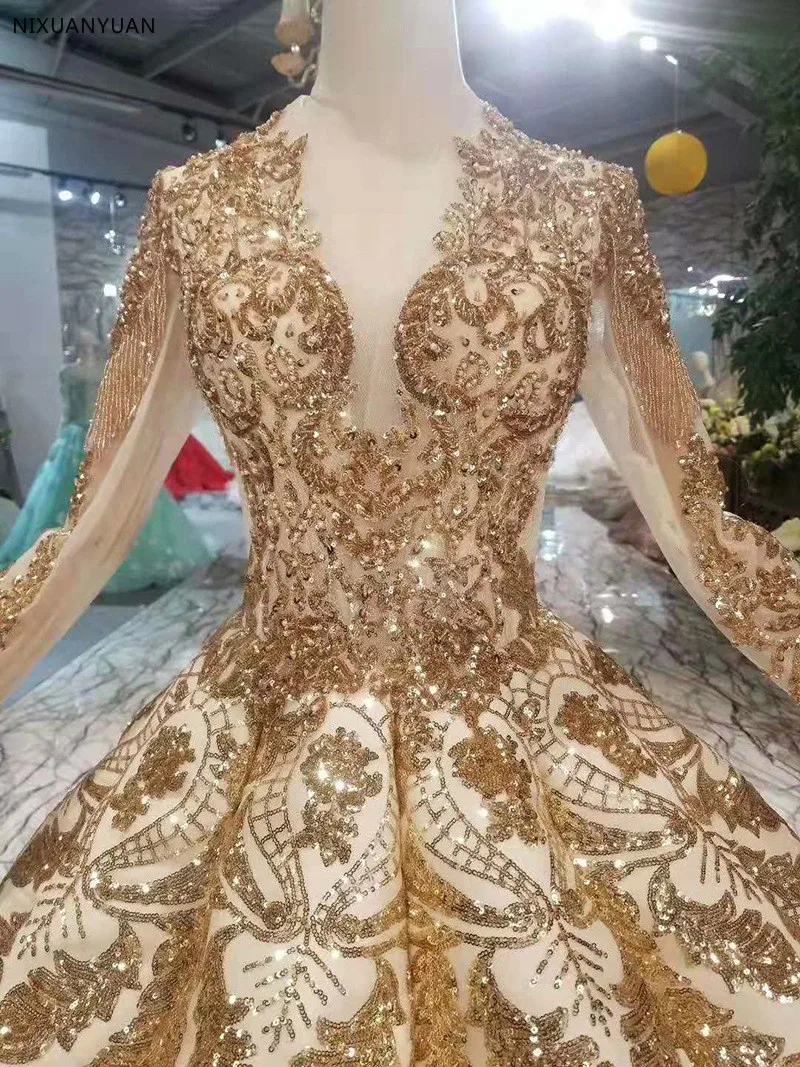 Новое платье для невесты, длинное свадебное платье с вышивкой, настоящая фотография, свадебное платье с жемчугом, Vestido Robe De Mariee Noiva