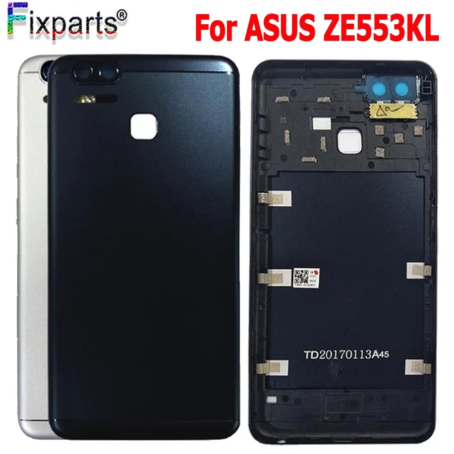 

5.5" For ASUS ZenFone 3 Zoom ZE553KL Back Battery Cover Case with Volume Power Button Camera Lens For ASUS ZE553KL Battery Cover