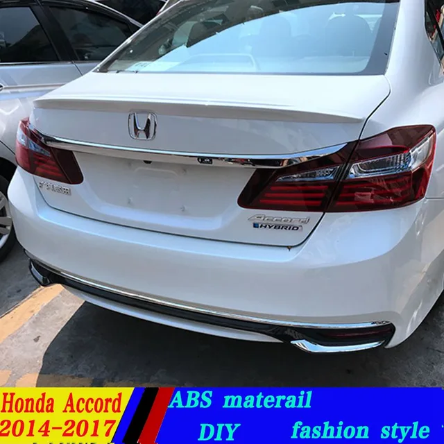 Use For Honda 2017 Model Accord Lip Spoiler High Quality Abs Use For Honda 2017 Model Accord Lip Spoiler High Quality Abs Material Car Rear Wing Primer Color