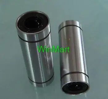 

(2) LM 30LUU Round Long Type 30*45*123mm CNC Linear Motion Metal Shield Bearing