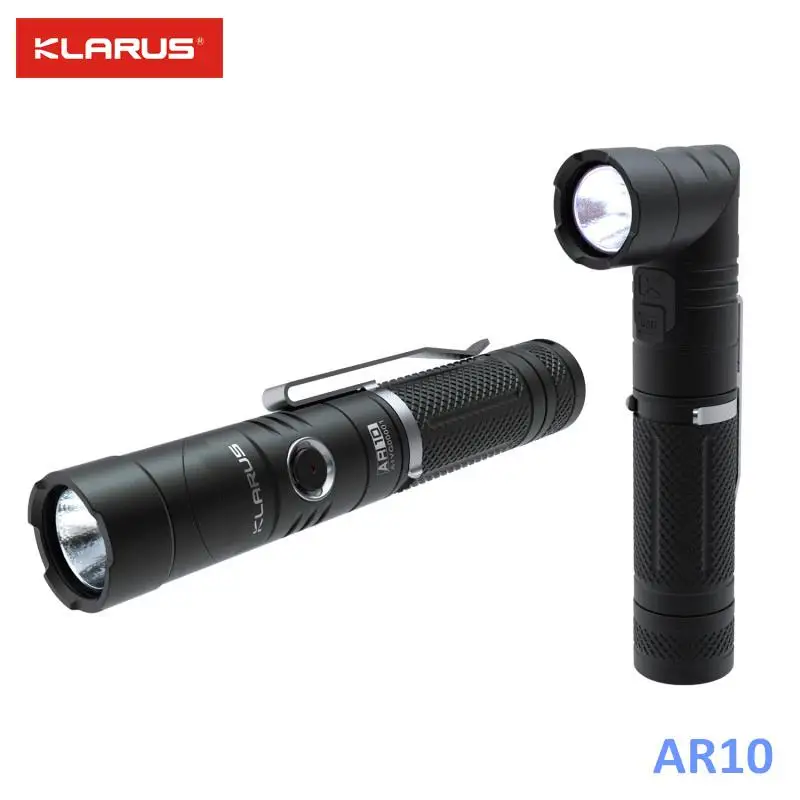 KLARUS AR10 CREE XM-L2 U2 1080lm Регулируемый USB Перезаряжаемый светодиодный фонарик с батареей 18650