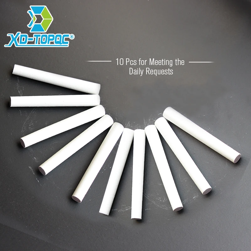 New 10pcs/Lot Dustless White Drawing Chalk 3