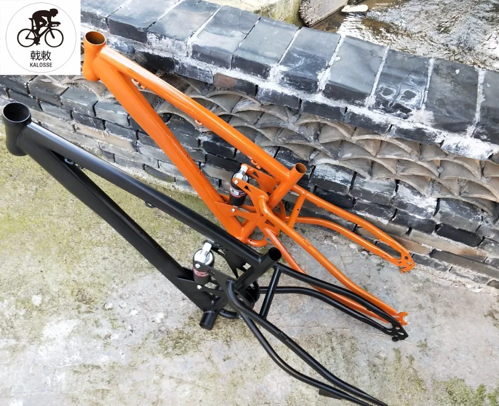 Clearance Kalosse DIY colors 26*4.8 tires  mountain bike frame  190mm rear hubs    fat  bike frame   BB 120 mm   snow  bike frame 15