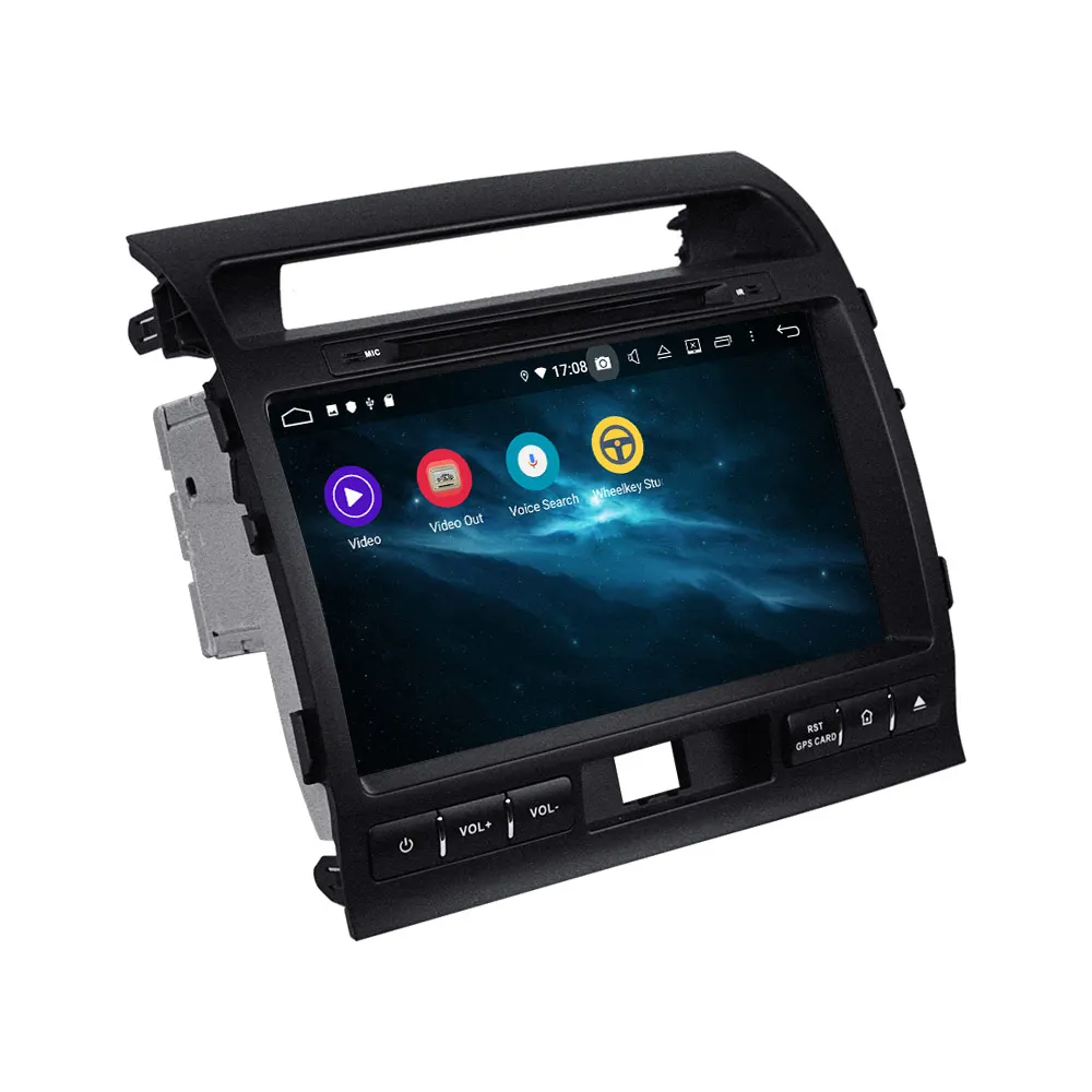 Clearance DSP Android 9.0 Car no DVD Player GPS Navigation for TOYOTA LAND CRUISER LC200 2008-2015 Auto stereo radio player multimedia Nav 7