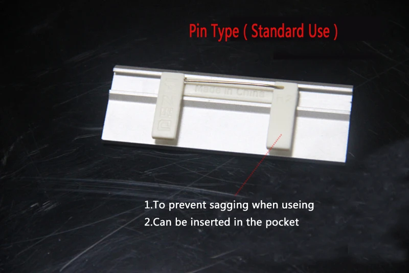 DEZHI-1702 серебро/золото Pin/Magentic имя ID тег значок держатель с креплением карты бирка 80*23 мм металл сильная сила