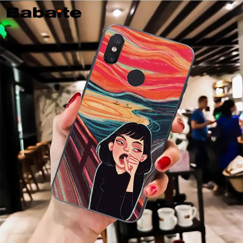 Babaite Kiss Gustav Klimt Ван Гог Звездная ночь звезда чехол для телефона для Xiaomi MiA1 A2 lite F1 Redmi 4X 5Plus S2 Note7 Redmi Note4