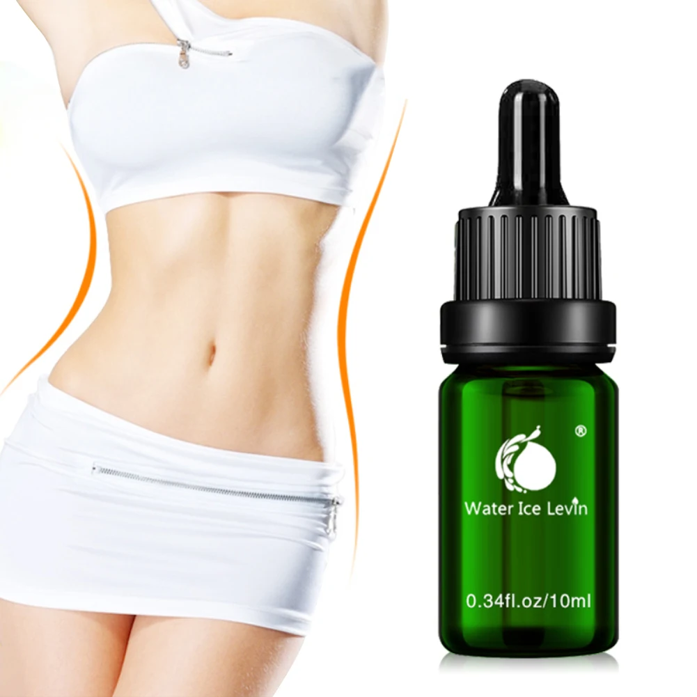 

Water Ice Levin 1Bottle 10ml Lose Weight Slimming Oil Firming Skin Shaped Body Compounding Eliminating Fat Massage Oil For Women
