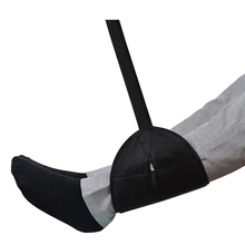 Портативный гамак стул офис дома гамак для ног путешествия открытый Крытый мини опора для стоп гамак черный K20