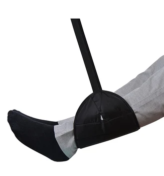 

Portable Hammock Chair Office Home Foot Hammock Travel Outdoor Indoor Mini Foot Feet Rest Hammock Black Wholesale K20