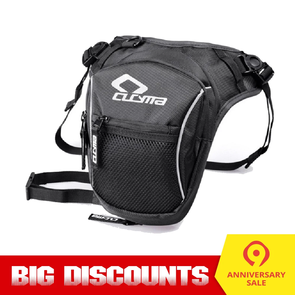 

Motorcycle Bag Thigh Drop Leg Bag Knight Waist Sportster Pocket Waist Bags Belt Outdoor Riding Sacoche Moto Knight Waist Pocket