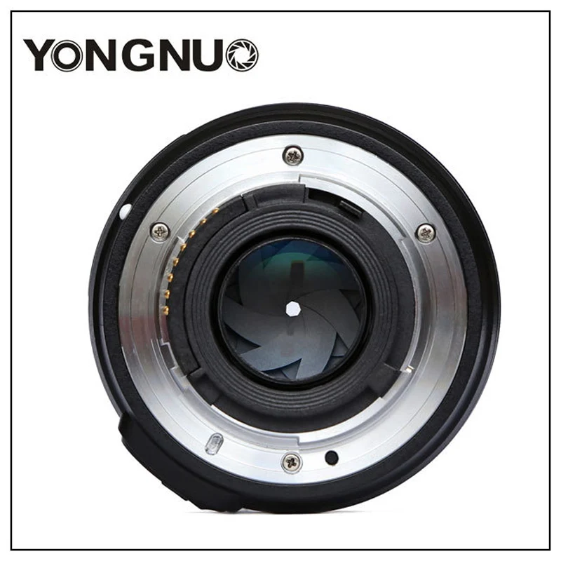 Светодиодная лампа для видеосъемки YONGNUO YN50MM F1.8 с фиксированным фокусным расстоянием большой апертурой Автофокус Объектив для Nikon d7100 d3100 d5300 d7000 d90 d5200 d7200 d750 d610 50 мм f1.8 объектив