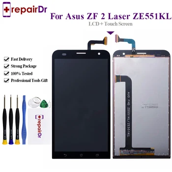 

ORIGINAL 5.5" 1920x1080 Ze551KL LCD Display For ASUS Zenfone 2 Laser ZE551KL LCD Touch Screen Digitizer + Frame Assembly Z00TD