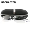 HDCRAFTER Mens Lightweight Titanium Rimless Eyeglasses Frames Prescription Optical Glasses Frame for women Frameless Frames ► Photo 3/6