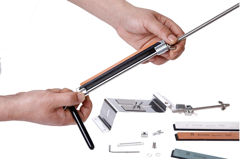Новейшая версия точилка для ножей Профессиональная точилка для кухонных ножей фиксированный угол заточки с камнями