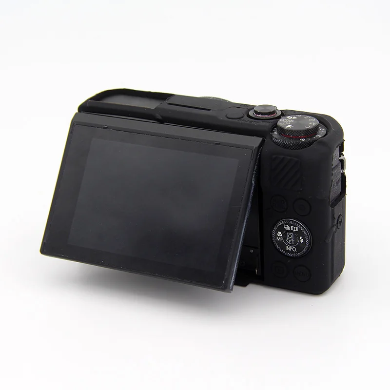 Приятный мягкий силиконовый резиновый защитный корпус для камеры, чехол для Canon Powershot G7X Mark II G7 X Mark 2 G7X2, сумка для камеры