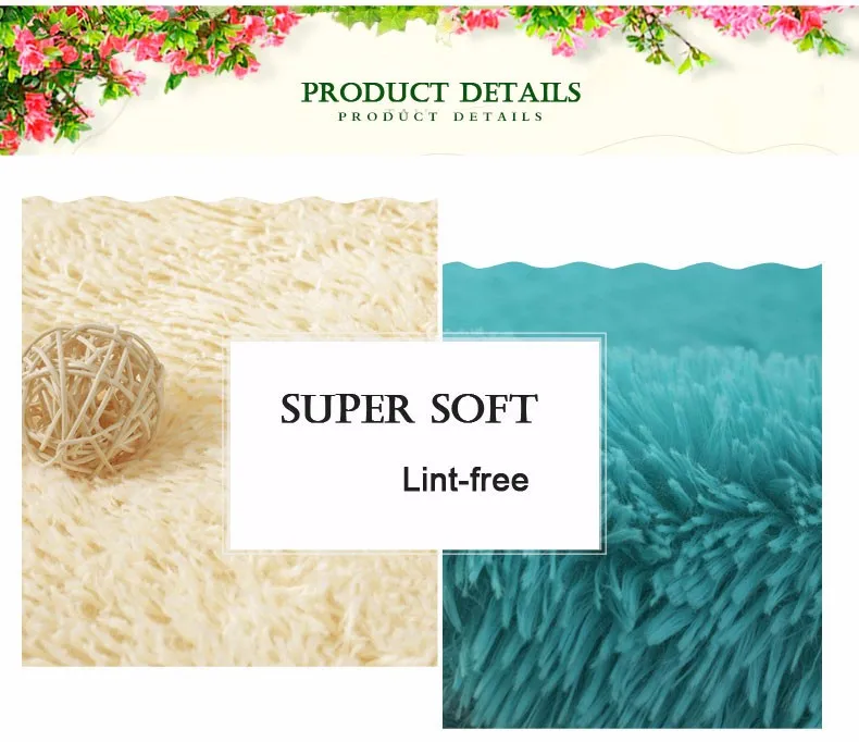 shaggy rug for living room anti slip (7)