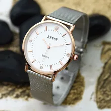 Высокое качество Для женщин серебристый сетчатый горный хрусталь часы Лидер продаж Для женщин человек с стразами Повседневное Для мужчин Спорт Кварцевые часы