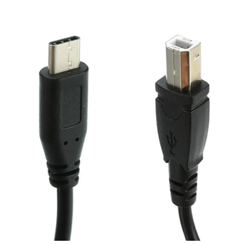 1 м USB 3 Тип C Штекерный разъем к 2 0 B кабель для передачи данных сотового телефона