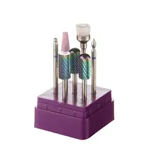 Вольфрамовый Золотой полировальный станок для ногтей набор сверл 7 комплектов многофункциональных аксессуаров для красоты держатель сверла