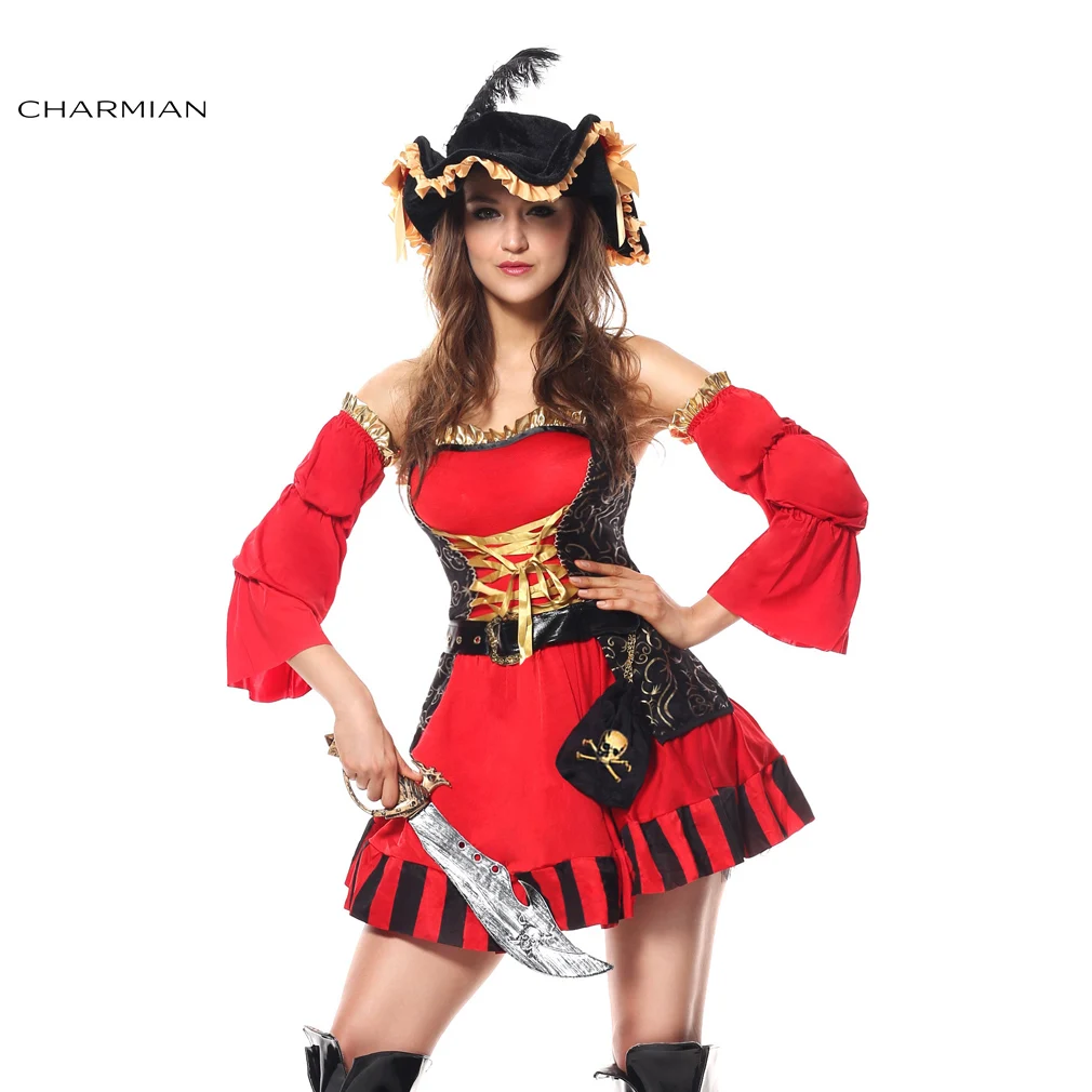 charmian halloween costume for women spanish pirate halloween carnival oktoberfest cosplay costume fantasias feminina para festa - Pirate Halloween Costumes Women charmian halloween costume for women spanish pirate halloween carnival oktoberfest cosplay costume fantasias feminina para festa - Pirate Halloween Costumes Women